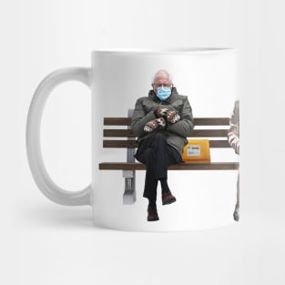 Bernie Sanders Inauguration Mittens Meme Mug